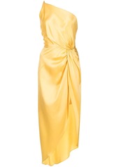 Michelle Mason twist-knot silk dress