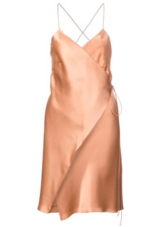 Michelle Mason wrap mini dress
