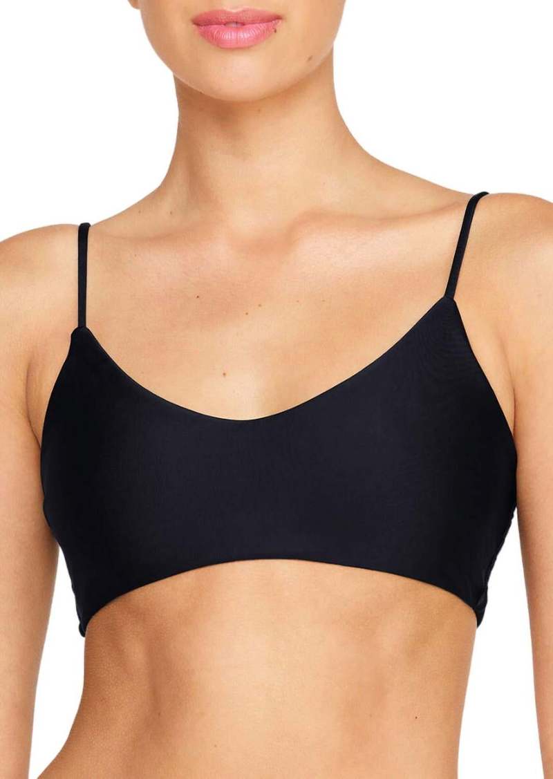 Mikoh Swimwear Capri 2 Top In Noir