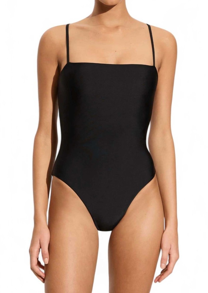 Mikoh Swimwear Malta One Piece In Noir