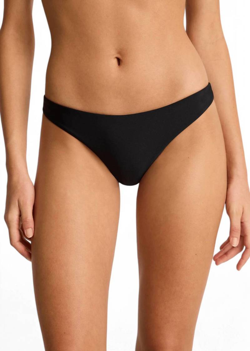 Mikoh Swimwear Zuma 2 Bottom In Noir