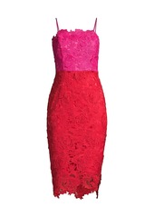 Milly 3D Floral Lace Dress