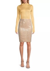 Milly Adley Sequin Pencil Skirt