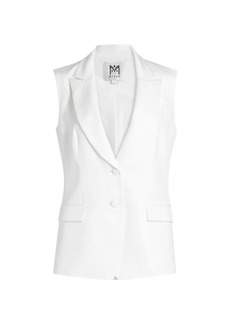 Milly Alba One-Button Blazer Vest
