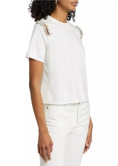 Milly Avril Crystal-Trim T-Shirt