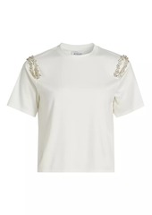 Milly Avril Crystal-Trim T-Shirt