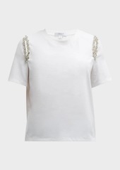 Milly Avril Crystal Trim T-Shirt