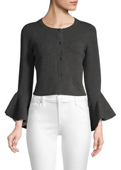 Milly Bell-Sleeve Cardigan