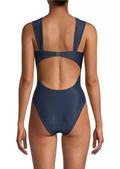 Milly Betsy Twisted One-Piece Swimsuit