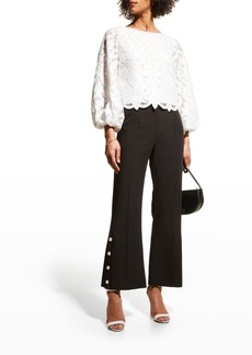 Milly Beverly Guipure Lace Top