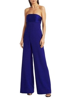 Milly Cady Brooke Strapless Jumpsuit