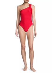 Milly Carvico Vita One-Shoulder One-Piece Swimsuit