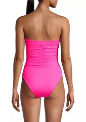 Milly Carvico Vita Ruched One-Piece Swimsuit