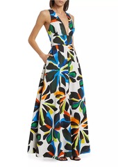 Milly Catarina Balearic Floral Maxi Dress