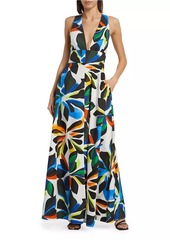 Milly Catarina Balearic Floral Maxi Dress