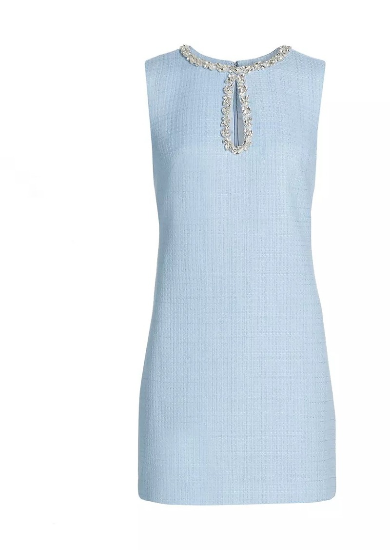 Milly Eden Bouclé Keyhole Sheath Dress