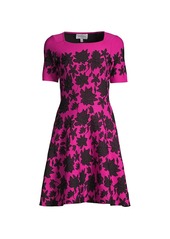 Milly Floral Lace Jacquard Dress