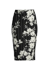 Milly Floral Pencil Skirt