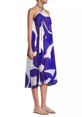 Milly Grand Foliage Convertible Cover-Up Dress