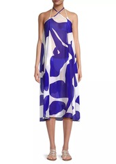 Milly Grand Foliage Convertible Cover-Up Dress