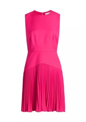 Milly Haddy Pleated Minidress