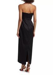 Milly Harlow Bow Taffeta Dress