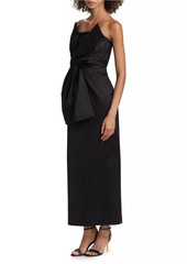 Milly Harlow Bow Taffeta Dress