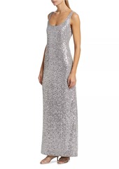 Milly Ishani Sequined Maxi Dress