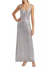 Milly Ishani Sequined Maxi Dress