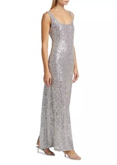 Milly Ishani Sequined Maxi Dress