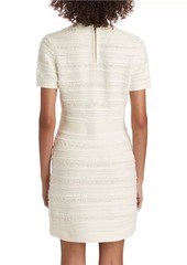 Milly Kennedy Knit V-Neck Minidress