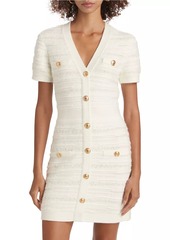 Milly Kennedy Knit V-Neck Minidress