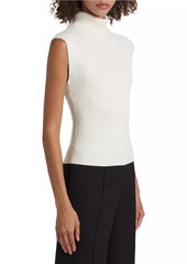 Milly Kinley Rib-Knit Sleeveless Top