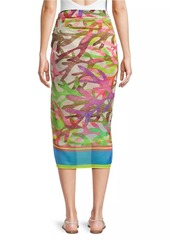Milly Knotted Watercolor Sarong