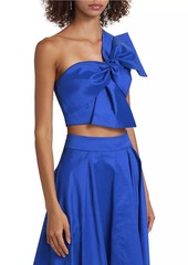 Milly Laney Bow Cropped Top