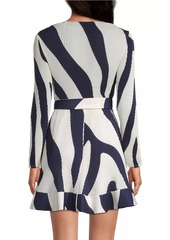 Milly Liv Printed Wrap Dress