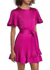 Milly Lumi Solid Pleated Dress