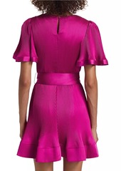 Milly Lumi Solid Pleated Dress