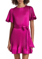 Milly Lumi Solid Pleated Dress