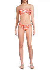 Milly Margot Wild Stripes Bikini Bottoms