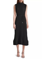 Milly Melina Pleated Midi Dress