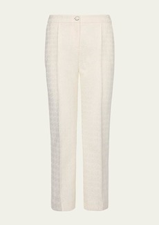 Milly Betsy Cropped Boucle Pants