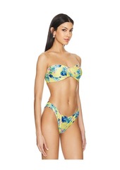 MILLY Cabana Floating Cosmos Twist Bandeau Top