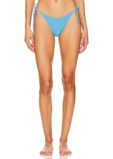 MILLY Cabana Lori Textured Bikini Bottom