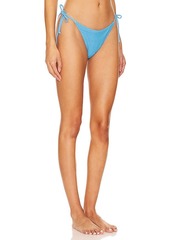 MILLY Cabana Lori Textured Bikini Bottom