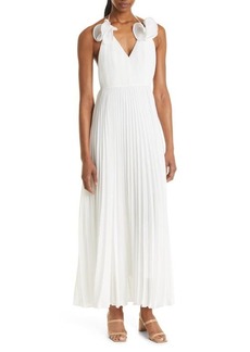 Milly Evie Pleated Dress in White at Nordstrom
