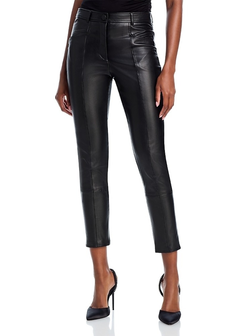 Milly Faux Leather Pants