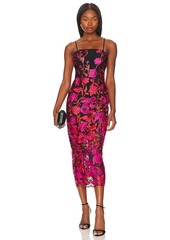 MILLY Kait Floral Embroidered Dress