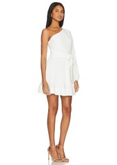 MILLY Linden Pleated Mini Dress