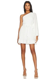 MILLY Linden Pleated Mini Dress